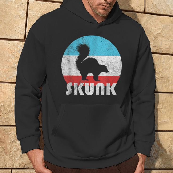 Skunk Vintage Retro Silhouette Hoodie Lifestyle