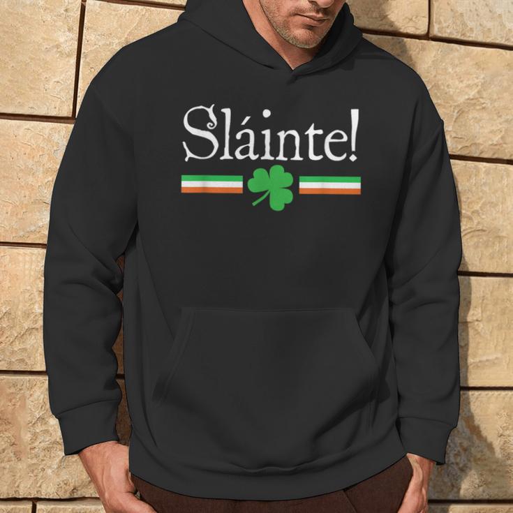 Sláinte Irland Kleeblatt Irische Flagge Lustig Ireland S Hoodie Lebensstil