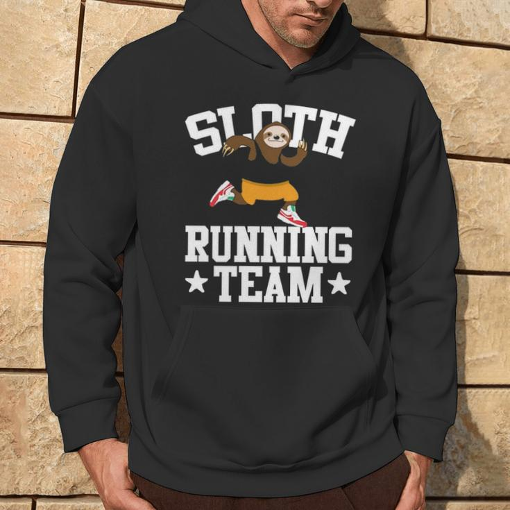 Sloth Running Team Running Hoodie Lifestyle
