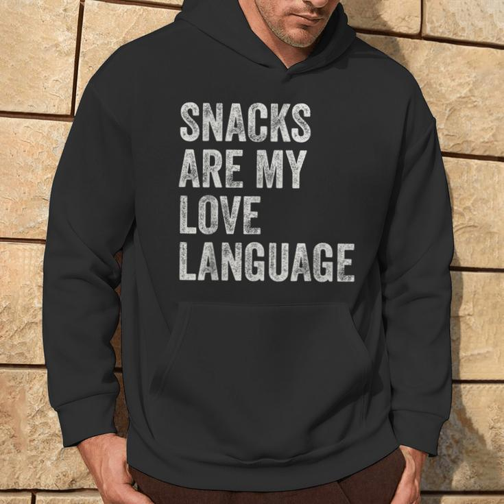 Snacks Are My Love Language Valentines Day Toddler Hoodie Lifestyle
