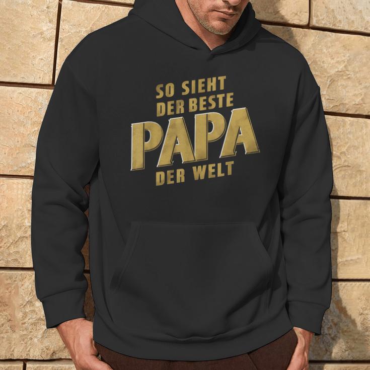 So Sieht Der Beste Papa Der Weltatertags -Atertag Opa Kapuzenpullover Lebensstil