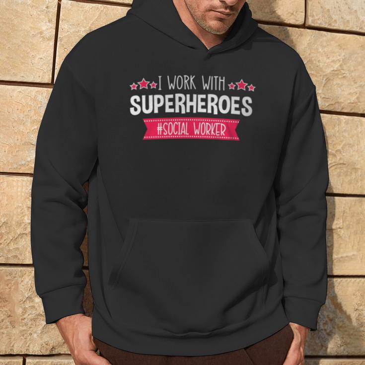 Social Workers Msw School Quote Work Superheroes Hoodie Lifestyle