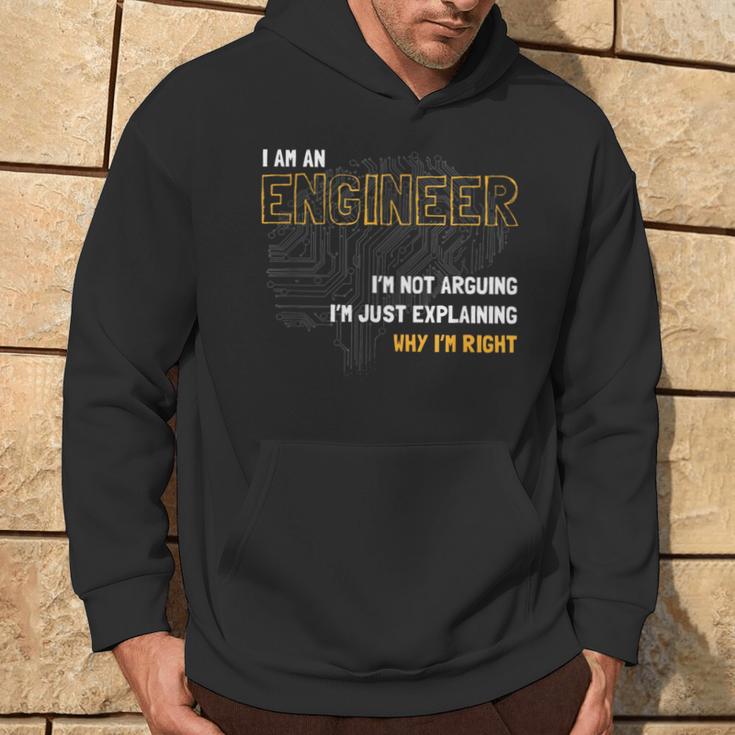 Software Developer I Am An Engineer Hoodie Lebensstil