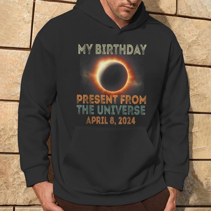 Solar Eclipse 2024 Birthday Present 4824 Totality Universe Hoodie Lifestyle