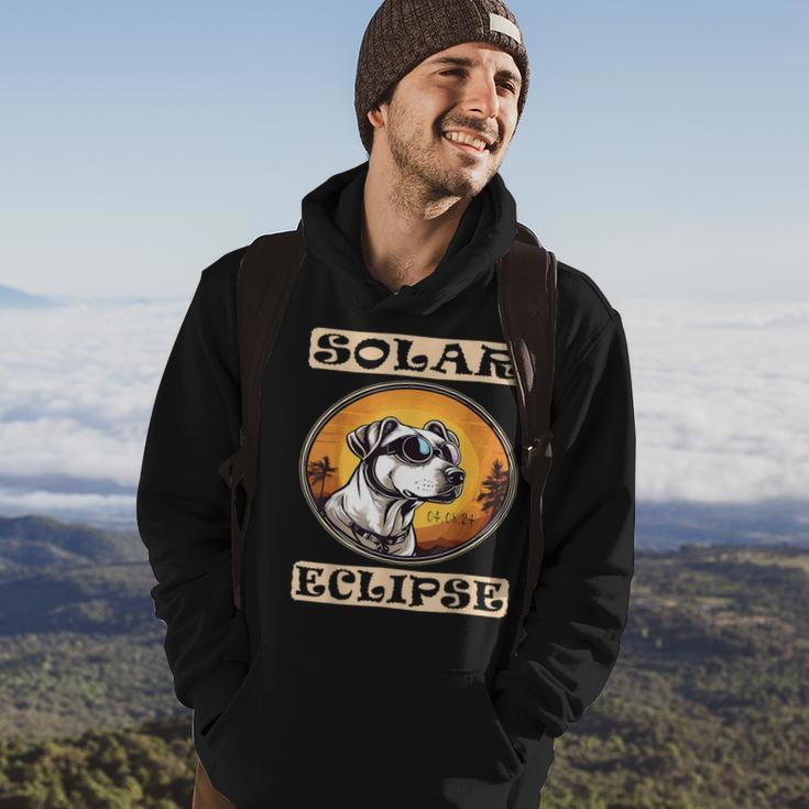 Solar Eclipse 2024 Dog Total Solar Astronomy Hoodie Lifestyle