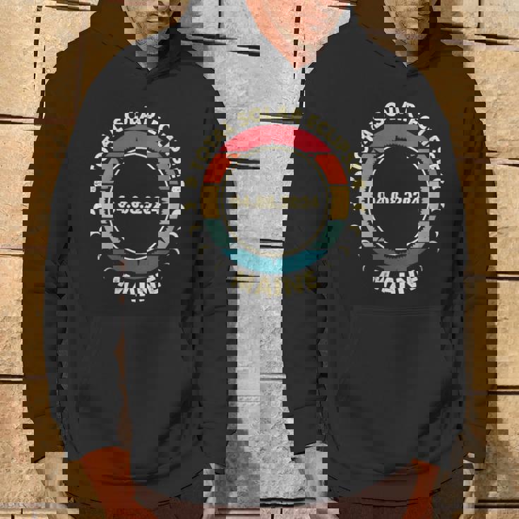 Solar Eclipse 2024 Maine Solar Eclipse Hoodie Lifestyle