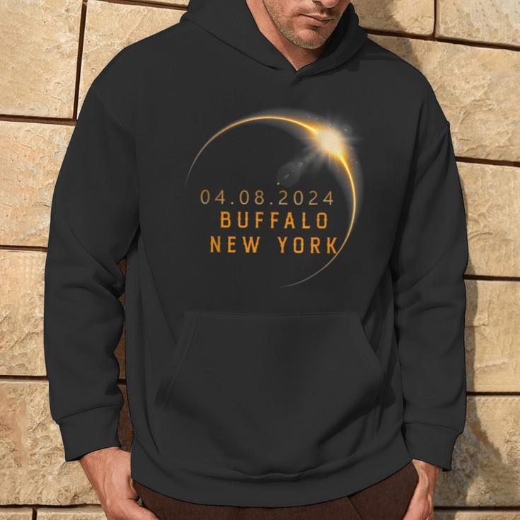 Solar Eclipse 2024 State New York Total Solar Eclipse Hoodie Lifestyle
