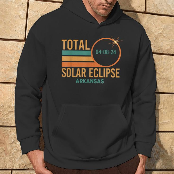 Solar Eclipse Arkansas April 8 2024 Total Totality Hoodie Lifestyle