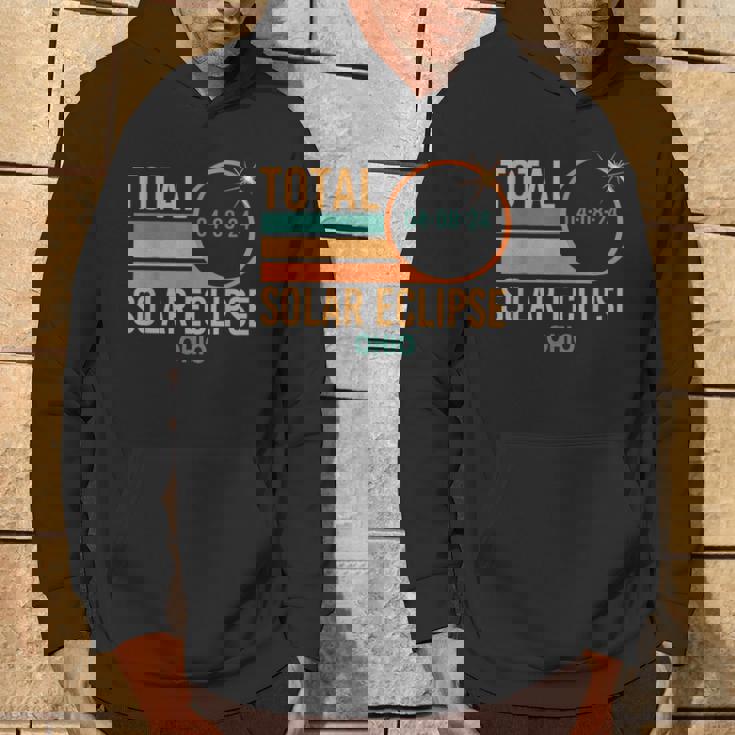 Solar Eclipse Ohio April 8 2024 Total Totality Hoodie Lifestyle