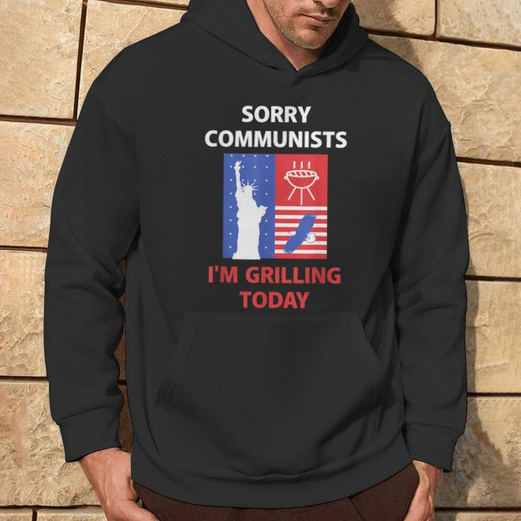 Sorry Communists I'm Grilling Today Apparel Hoodie Lifestyle