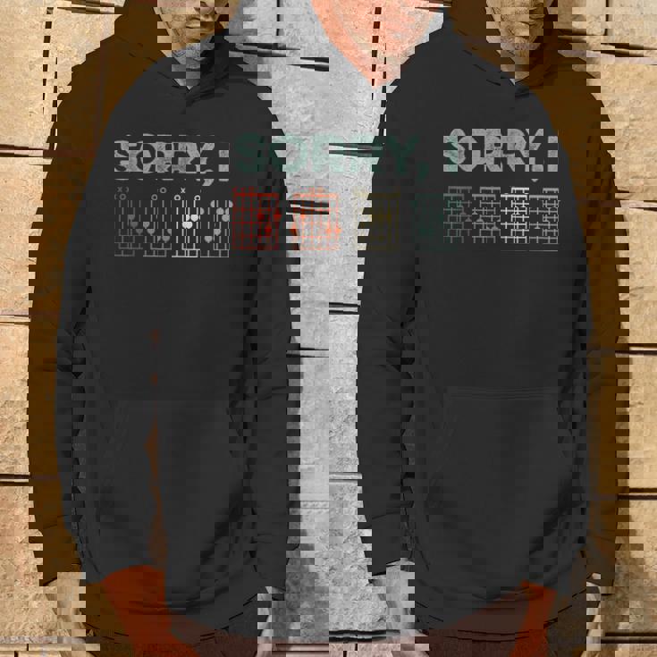 Sorry I-Dgaf Hidden Message Guitar Chords Music Note Hoodie Lifestyle