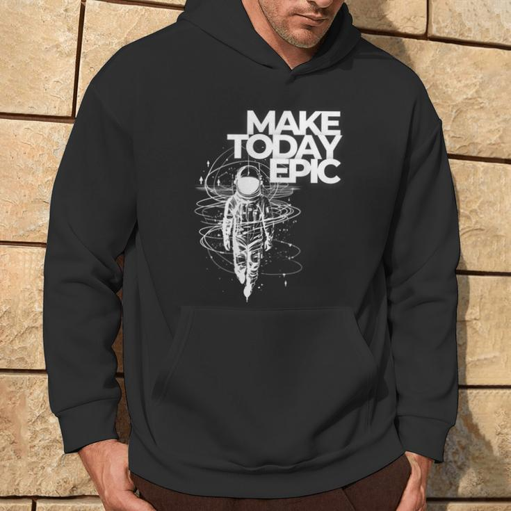 Space Galaxy Cool Graphic Spaceman Fashion Hoodie Lifestyle
