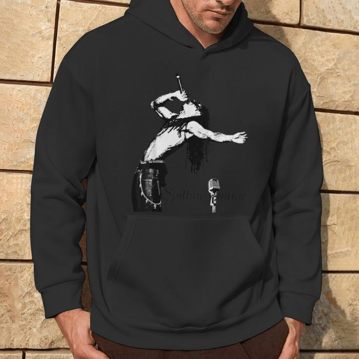 Spitting Image Rapper Hip Hop Microphone Hoodie Lifestyle
