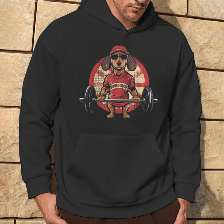Sporty Dachshund For Dachshund Enthusiasts Hoodie Lifestyle