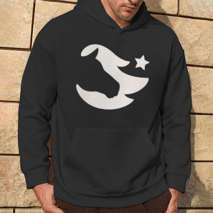 Stalles Weißes Stern-Logo Kapuzenpullover Lebensstil