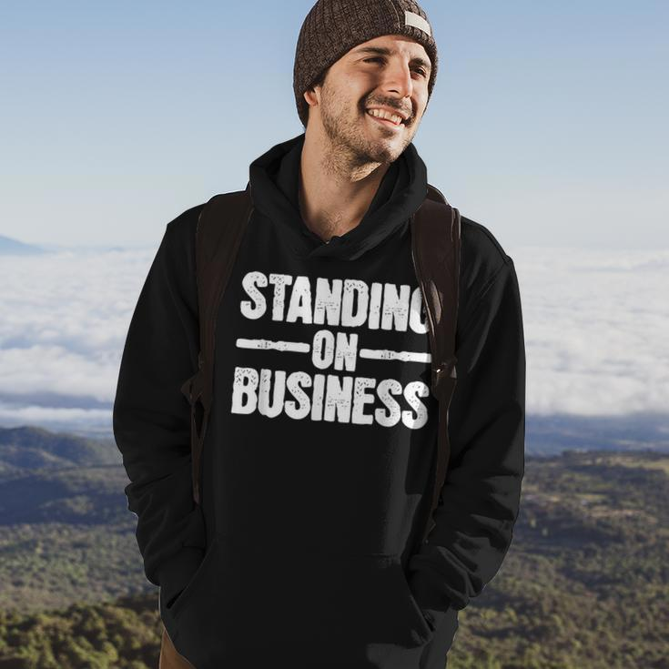 Standing On Business Hoodie Lifestyle