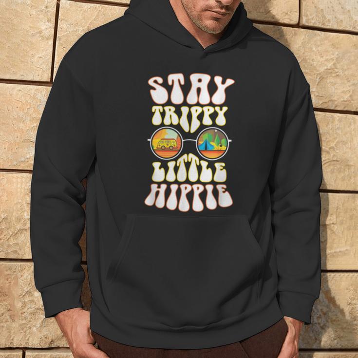 Stay Trippy Little Hippie Hippies Vintage Retro Hippy Hoodie Lifestyle