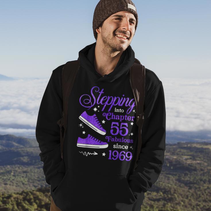 Stepping Into Chapter 55 Fabulous Since 1969 55Th Birthday Hoodie Lifestyle