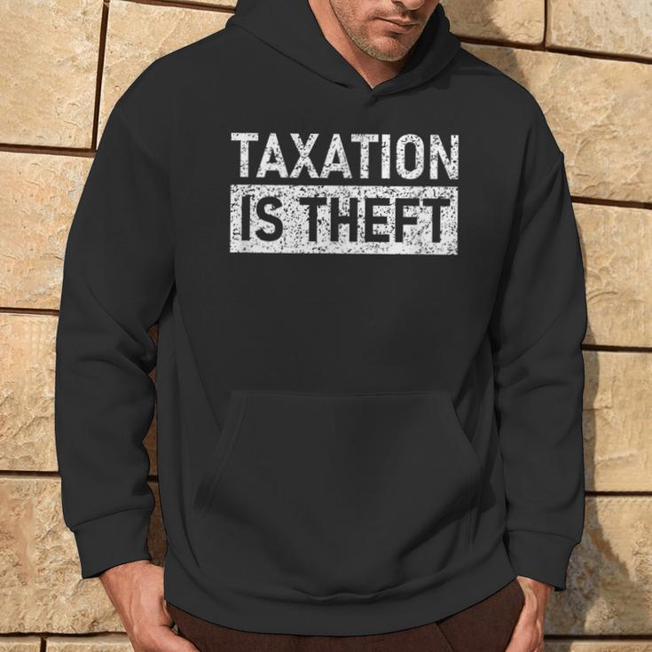 Steuern Sind Raub Taxation Is Theft Kapuzenpullover Lebensstil