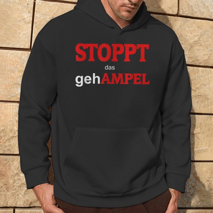 Stoppt Das Gehampel Muss Weg Black Hoodie Lebensstil