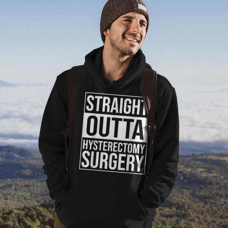 Straight Outta Hysterectomy Surgery Uterus Removal Recovery Hoodie Lifestyle