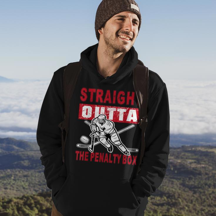 Straight Outta The Penalty Box Hockey For Men Hoodie Lifestyle