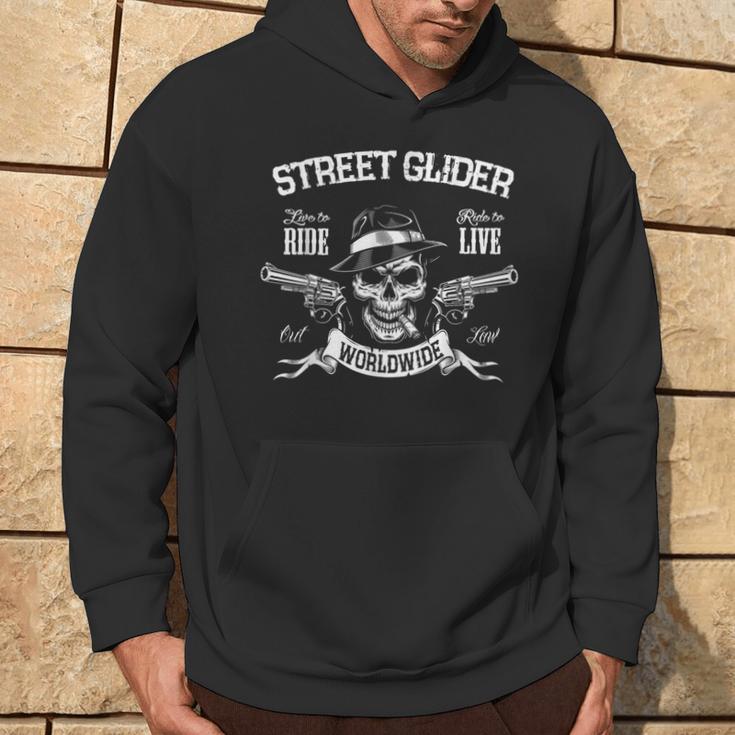 Street Glide Worldwide Motorcycle Biker Street Glider Motiv Hoodie Lifestyle