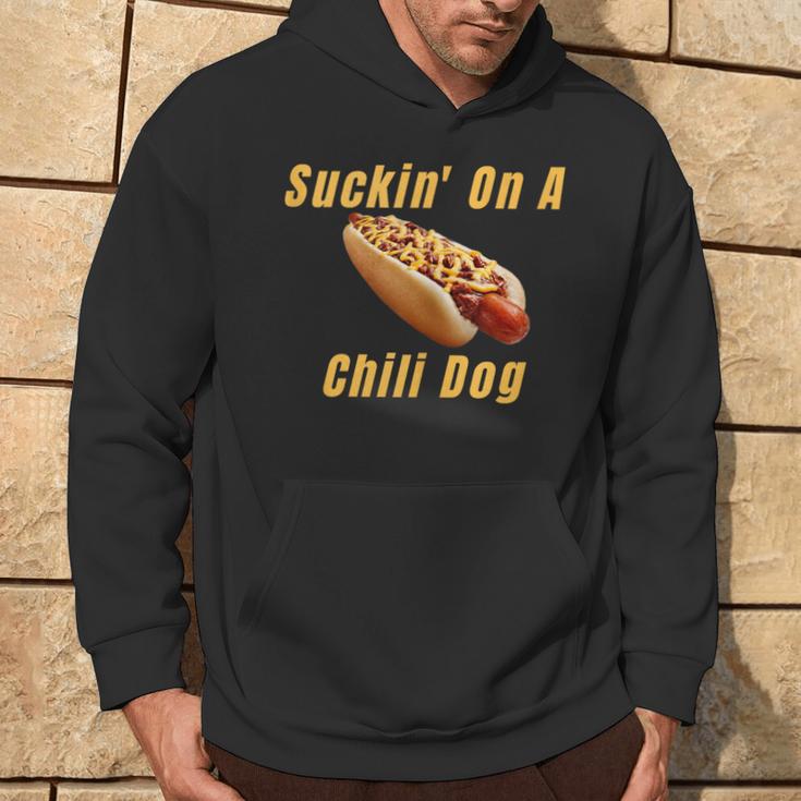 Suckin' On A Chili Dog Detroit Michigan Hot Dog Hoodie Lifestyle