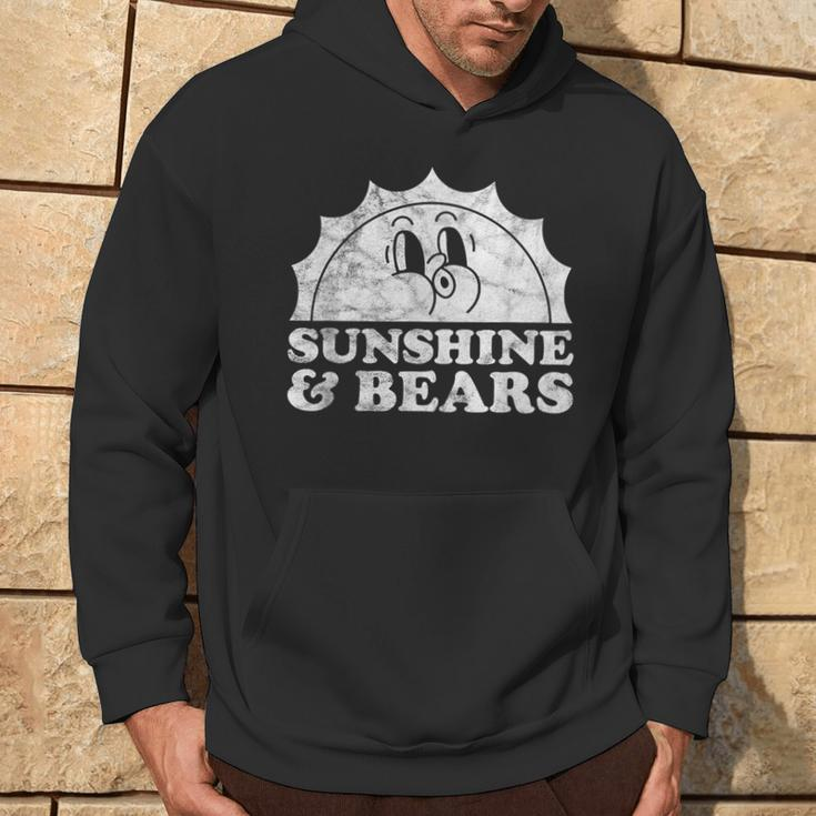 Sunshine And Bears Retro Vintage Sun Bear Hoodie Lifestyle