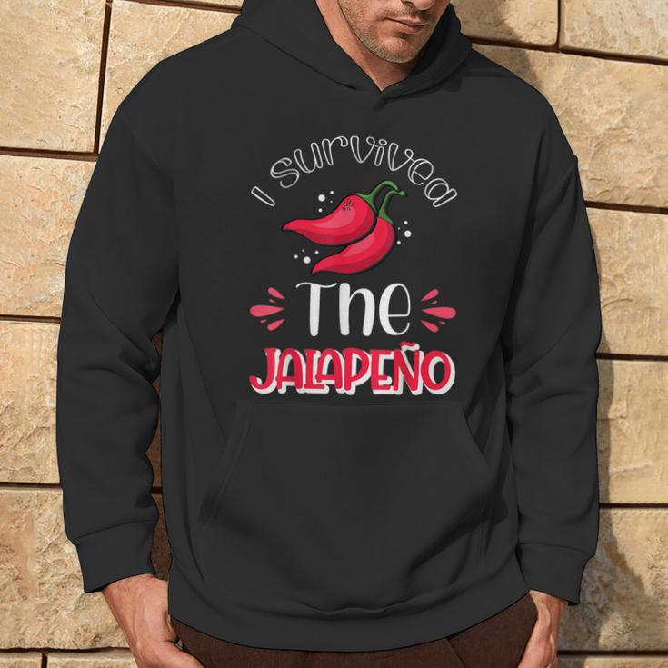 I Survived The Jalapeño Jalapeno Lover Pepper Hoodie Lifestyle