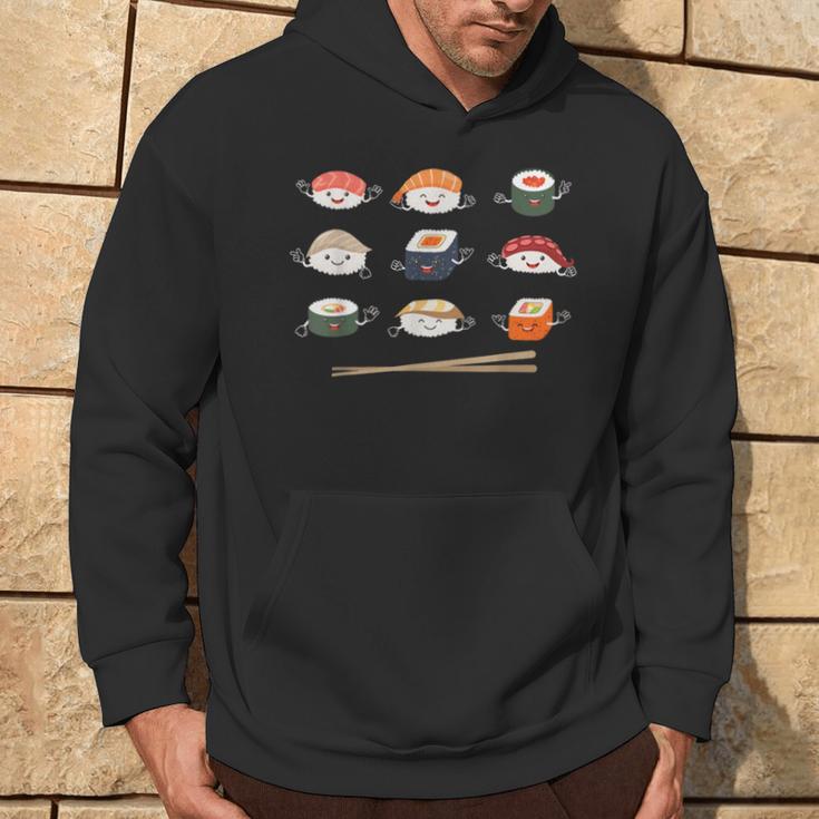 Sushi Liebhaber Geschenk Sushi Lustige Sushi Roll Kawaii Japanisch Kapuzenpullover Lebensstil