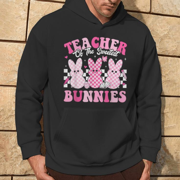 Teacher Of The Sweetest Bunnies Happy Easter Day Teachers Hoodie Lifestyle