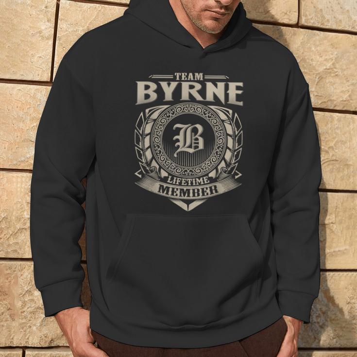 Team Byrne Lifetime Member Vintage Byrne Family Hoodie Lifestyle