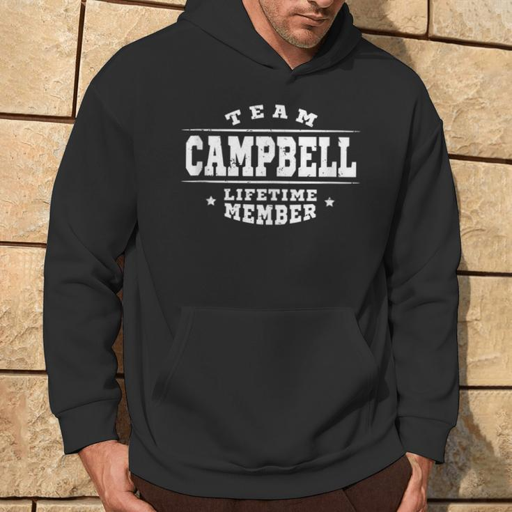 Team Campbell Lifetime Member Proud Family Name Surname Hoodie Lifestyle