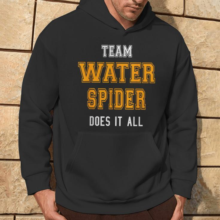 Team Water Spider Does It All Employee Swag Hoodie Lifestyle