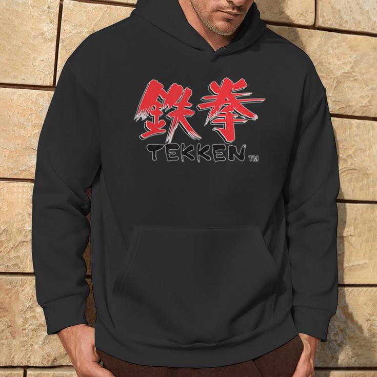 Tekken Videospiel-Logo Schwarz Hoodie für Gamer Lebensstil