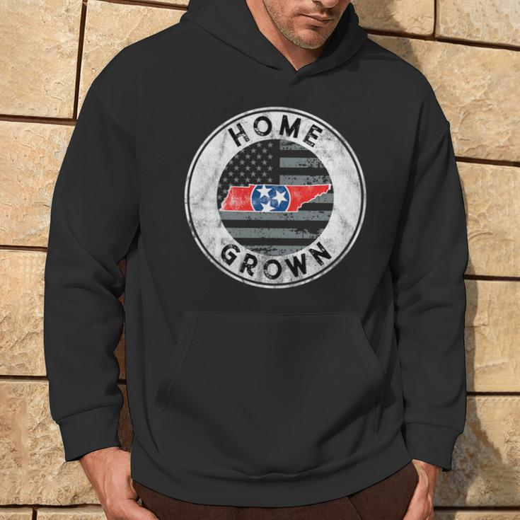 Tennessee Native Home Grown Quote State American Flag Pride Hoodie Lifestyle