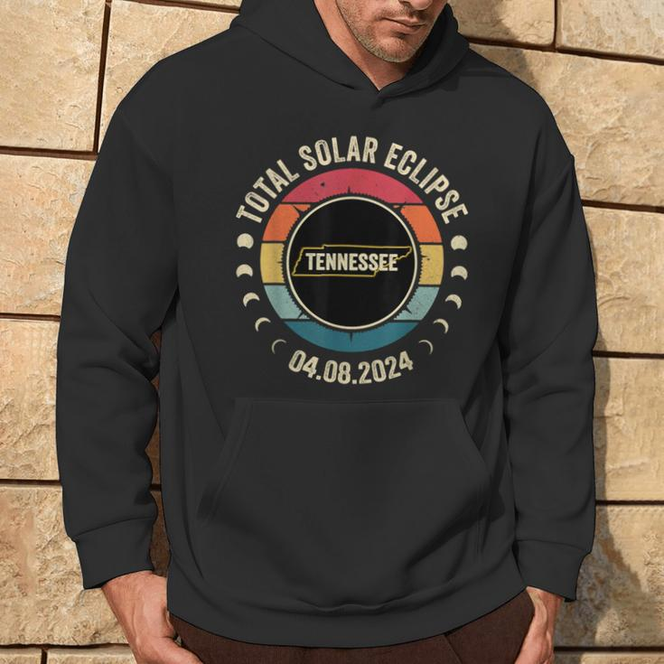 Tennessee Total Solar Eclipse 2024 American Totality Hoodie Lifestyle