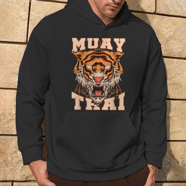 Thai Boxer Tiger Muay Thai Hoodie Lebensstil