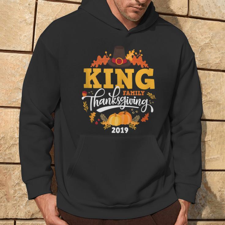 Thanksgiving 2019 King Family Last Name Matching Hoodie Lifestyle