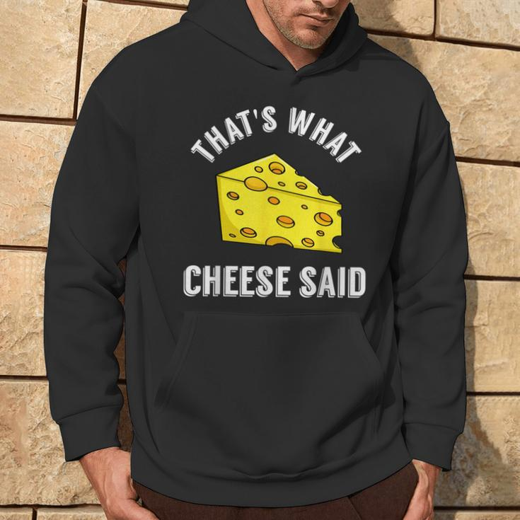 That's What Cheese Said Swiss Grilled Cheesy Hoodie Lifestyle