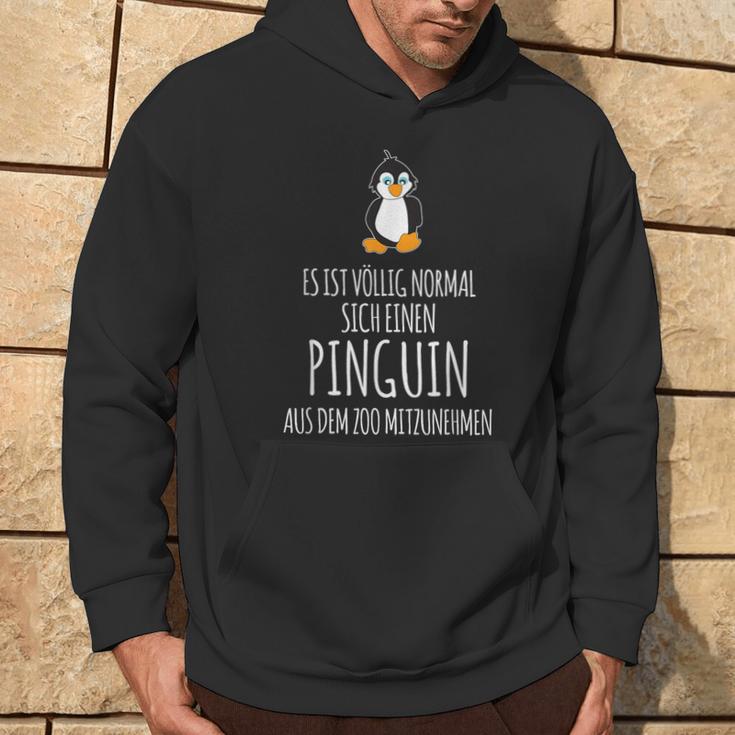 Tierpark Es Ist Öllig Normalig Einen Penguin Aus Der Zoo Hoodie Lebensstil