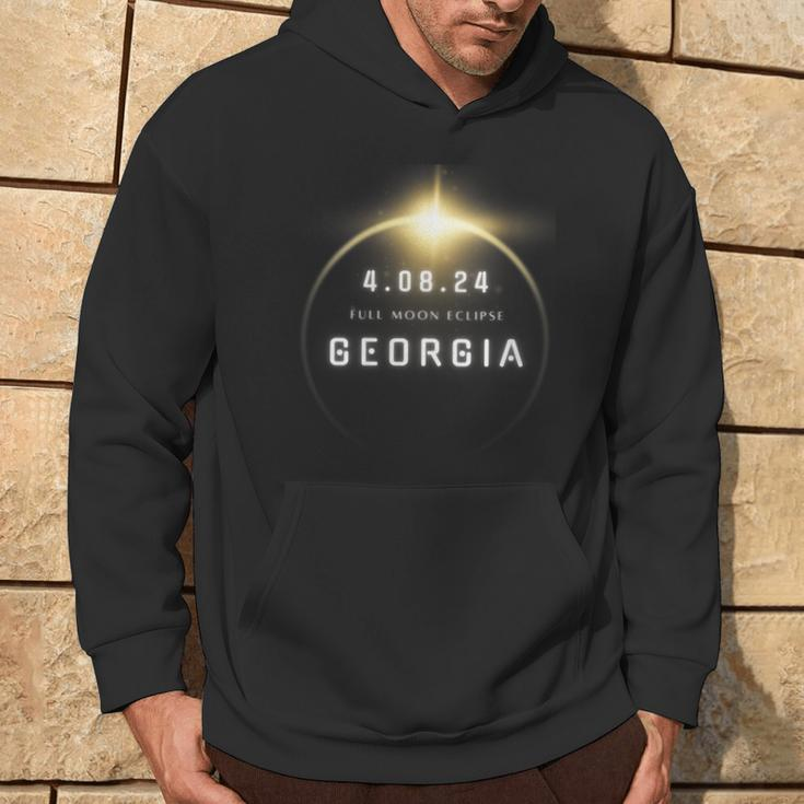 Total Solar Eclipse 2024 Georgia Hoodie Lifestyle