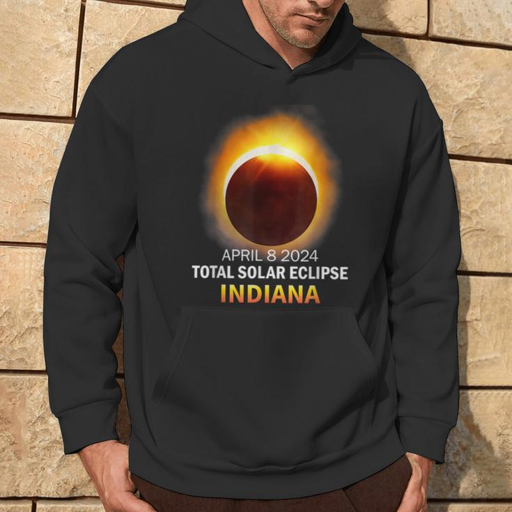 Total Solar Eclipse 2024 Indiana April 8 America Totality Hoodie Lifestyle