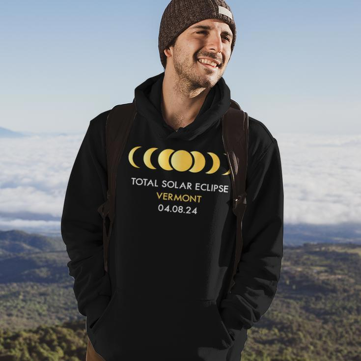 Total Solar Eclipse 2024 Vermont America Totality 040824 Hoodie Lifestyle