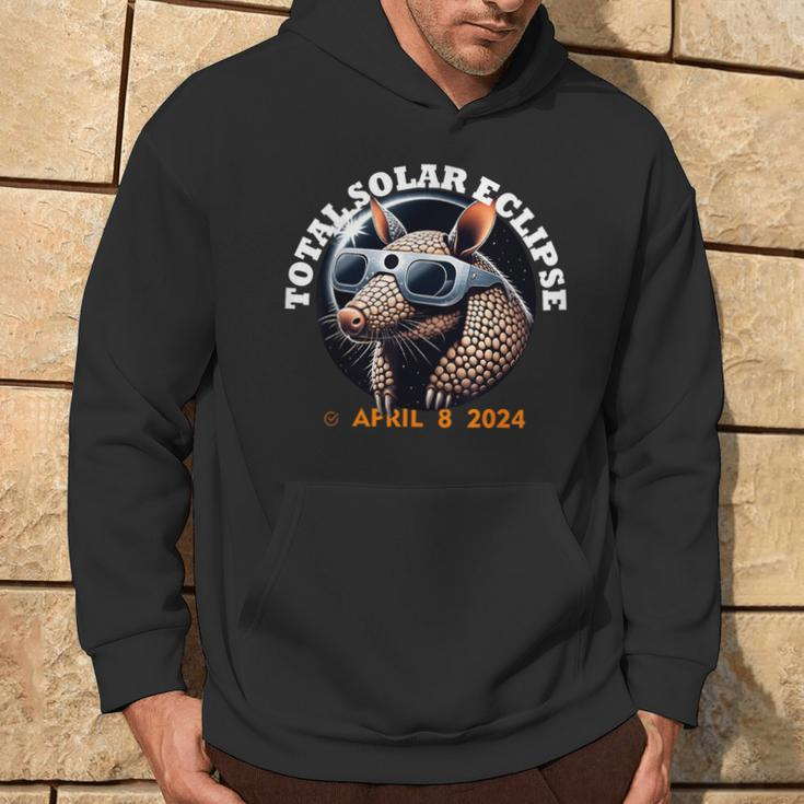 Total Solar Eclipse 4 8 2024 Path American Armadillo Eclipse Hoodie Lifestyle