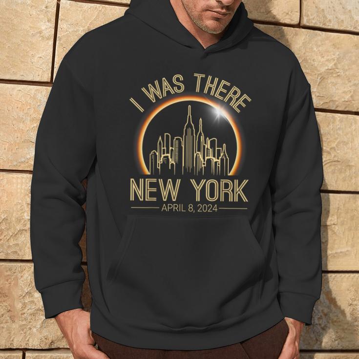 Total Solar Eclipse April 8 2024 New York Totality Souvenir Hoodie Lifestyle