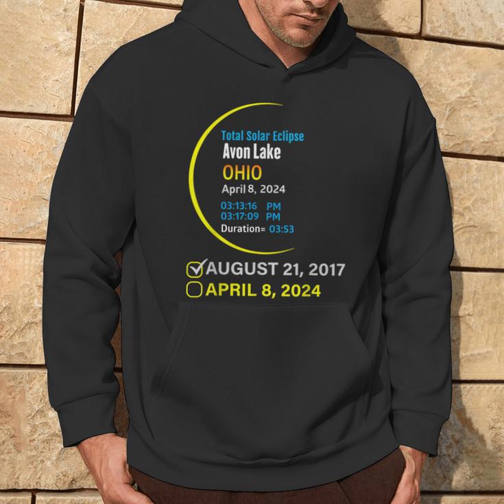 Total Solar Eclipse April 8 2024 Ohio Avon Lake Hoodie Lifestyle