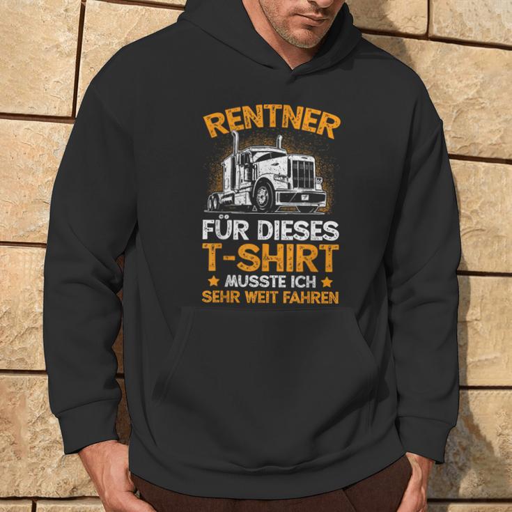 For Trucker Driver Retirement Grandpa Pensioner Hoodie Lebensstil