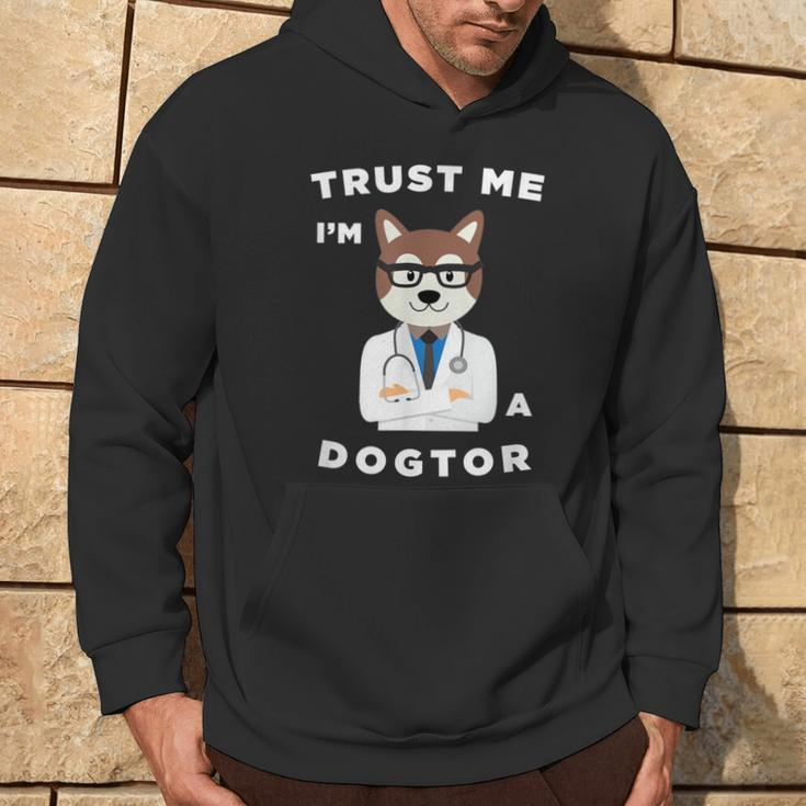 Trust Me I'm A Dogtor Dog Doctor Lover Veterinarian Hoodie Lifestyle